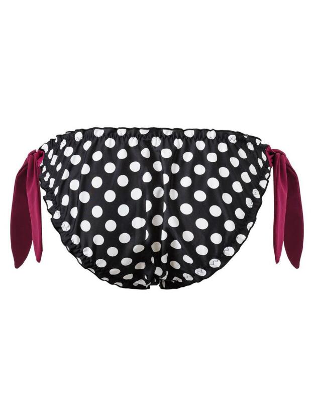 68004 Pour Moi? Starboard Tie Side Bikini Brief - 68004 Black/Purple