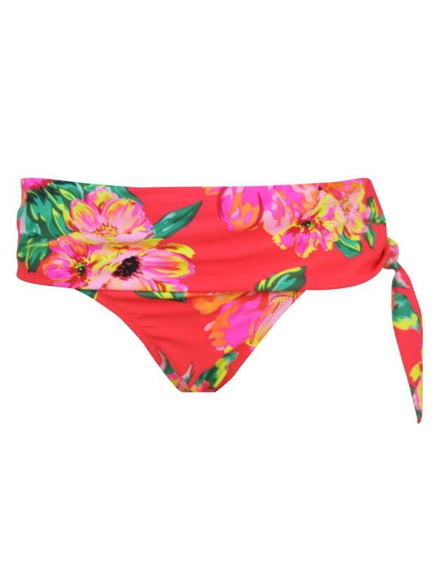 86003 Pour Moi? Heatwave Fold Over Bikini Brief - 86003 Tropical Print