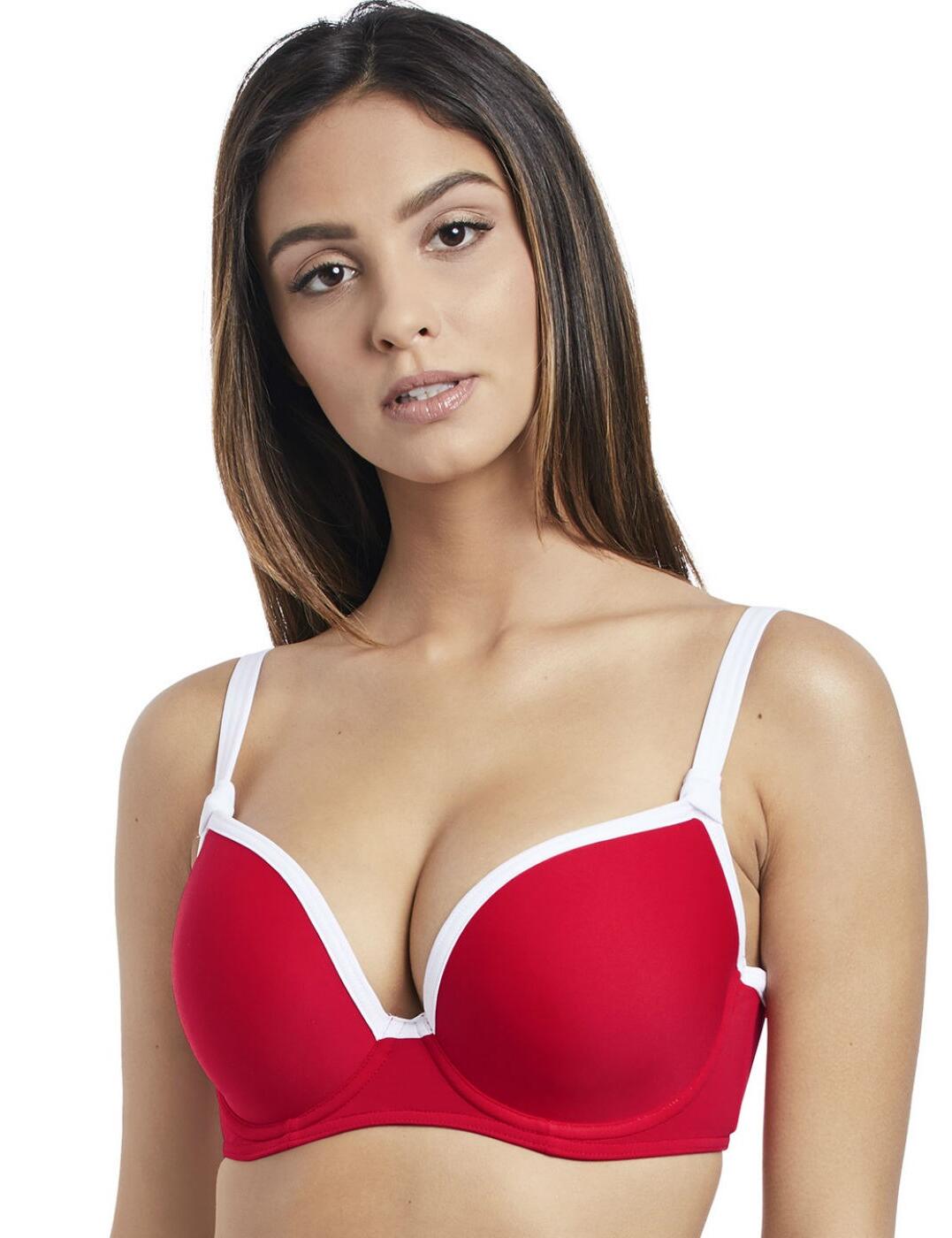 2953 Freya Paint The Town Red Moulded Bikini Top - 2953 Red