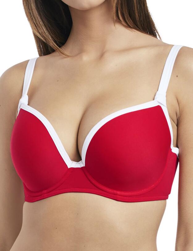 2953 Freya Paint The Town Red Moulded Bikini Top - 2953 Red