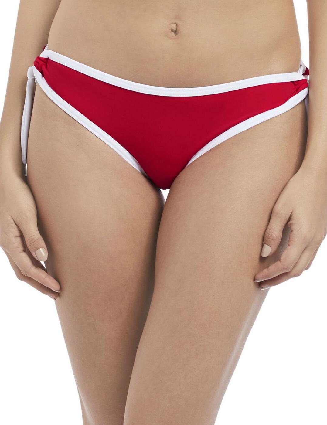2956 Freya Paint The Town Red Tie Side Bikini Brief - 2956 Red