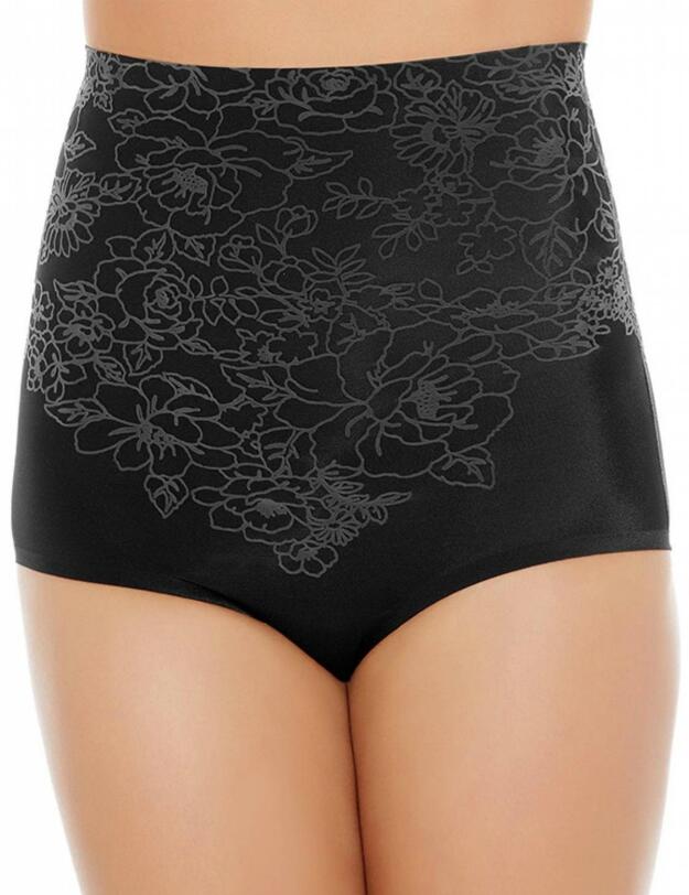 Wacoal Flower Power High Waist Shaping Brief Black