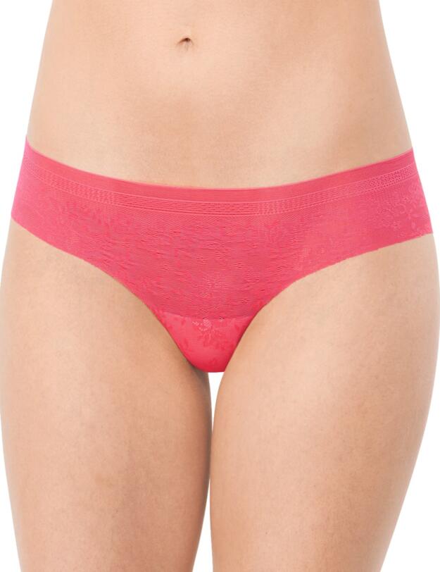 10186062 Sloggi ZERO Lace Hipstring E Thong - 10186062 Pink Grapefruit Jam