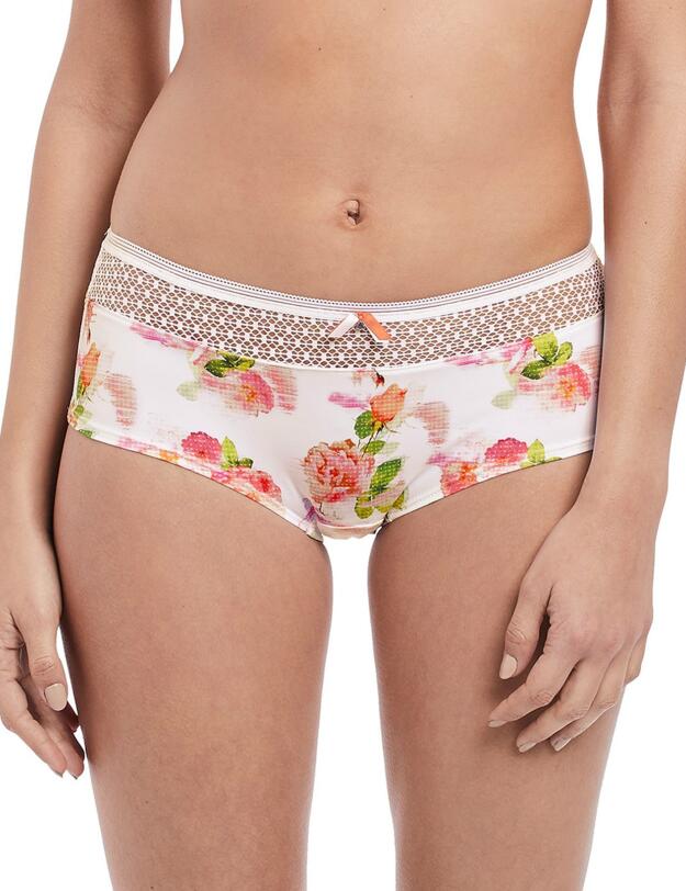 3656 Freya Rose Tapestry Short Brief - 3656 White
