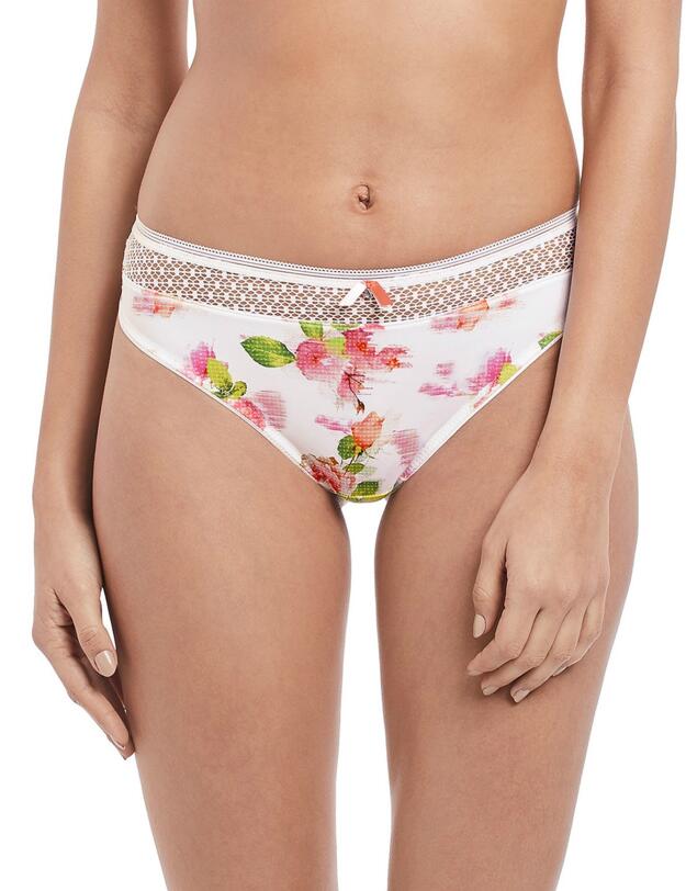 3657 Freya Rose Tapestry Thong - 3657 White