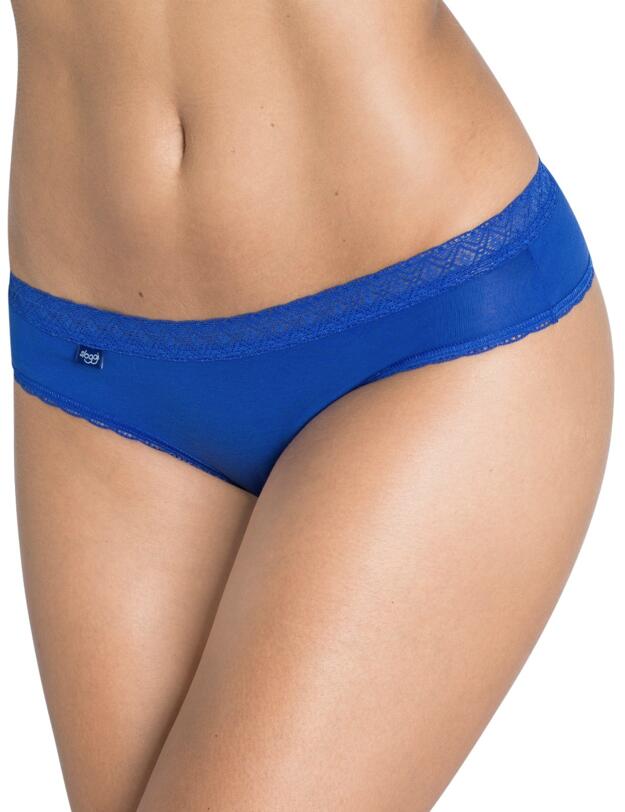 10162963 Sloggi EverNew Lace Brazilian Panty Brief  - 10162963 Vivid Blue