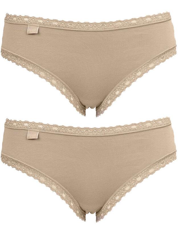 10184031 Sloggi Everyday Hipster Briefs 2 Pack - 10184031 Brush