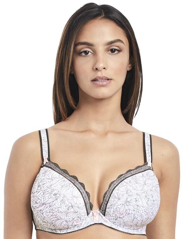 3953 Freya Urban Echo Underwired Padded Plunge Bra - 3953 Mist