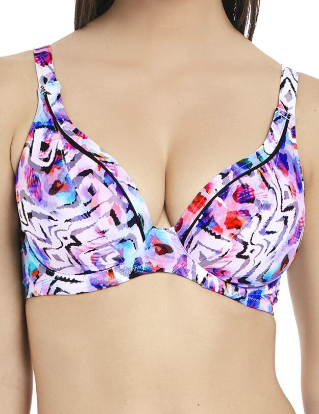 6447 Fantasie Malundi Plunge Bikini Top - 6447 Multi