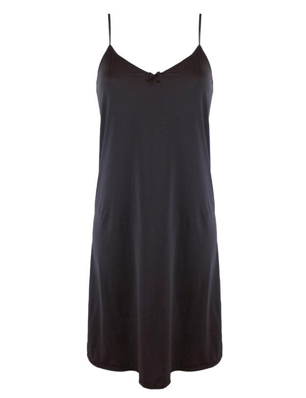 3816 Pour Moi? Body Comfort Long Slip - 3816 Black