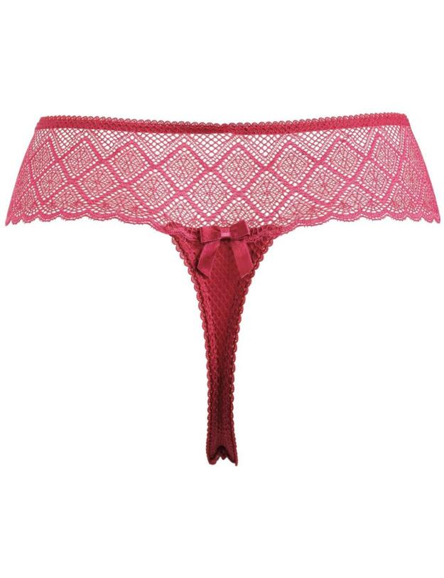 46004 Pour Moi? Electra Thong - 46004 Pomegranate