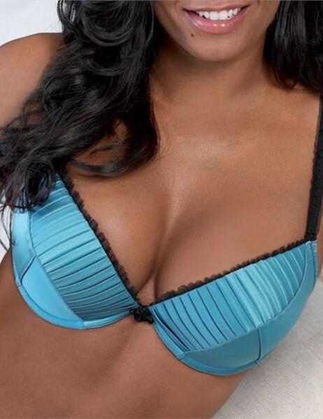 Ultimo Boudoir Gel Bra Black/Teal FREE UK POSTAGE - 552014 Gel Bra