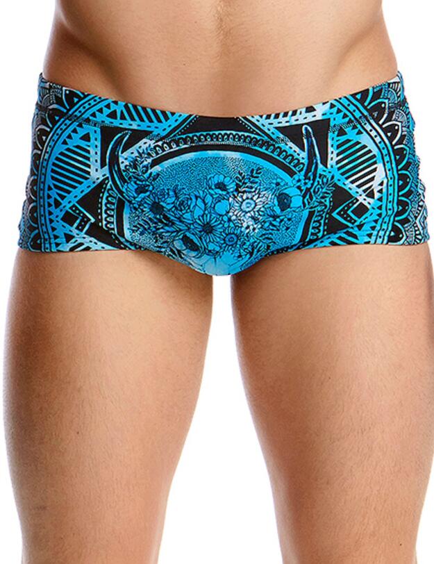 FT01M01968 Funky Trunks Mens Holy Cow Swimming Trunks - FT01M01968 Holy Cow