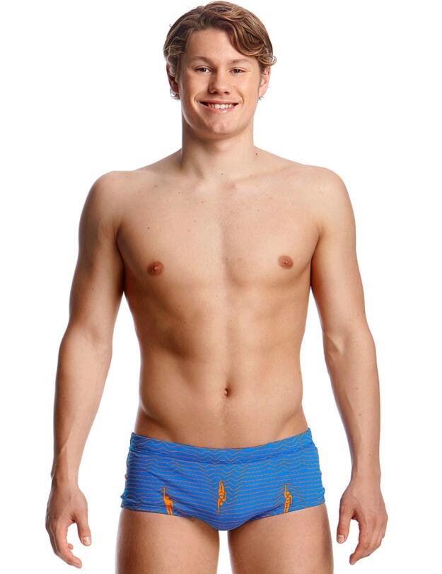 FT01M02000 Funky Trunks Mens Ocean Swim Swimming Trunks - FT01M02000 Ocean Swim