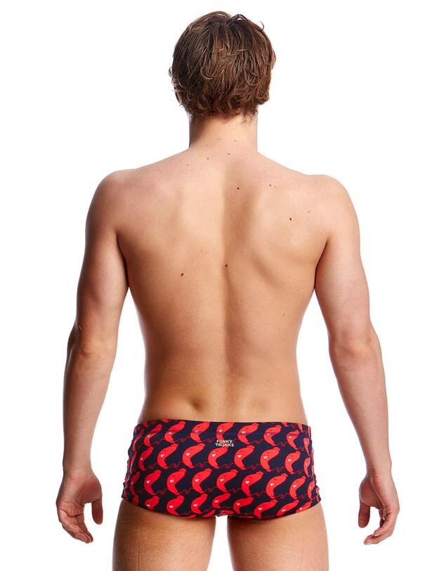 Funky Trunks Mens The Great Sausage Run Swim Trunk The Great Sausage Run