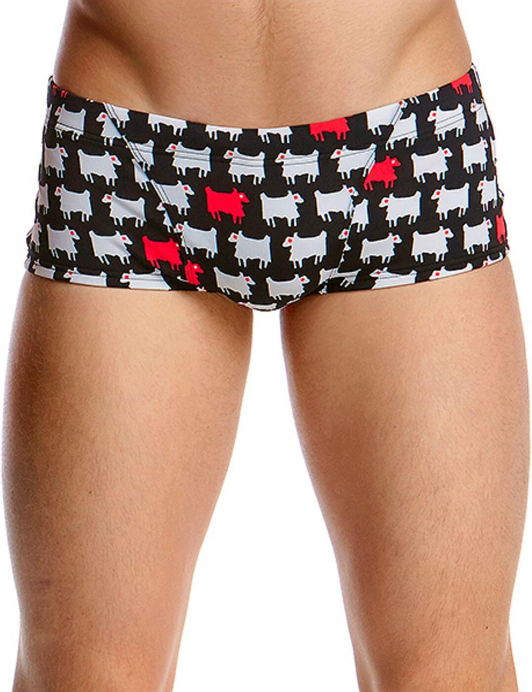FT30M01973 Funky Trunks Mens Classic Angry Ram Swim Trunks - FT30M01973 Angry Ram