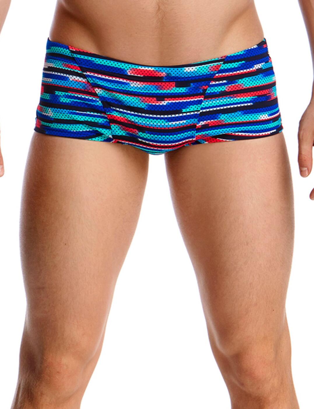 FT30M01971 Funky Trunks Mens Classic Meshed Up Swim Trunks - FT30M01971 Meshed Up