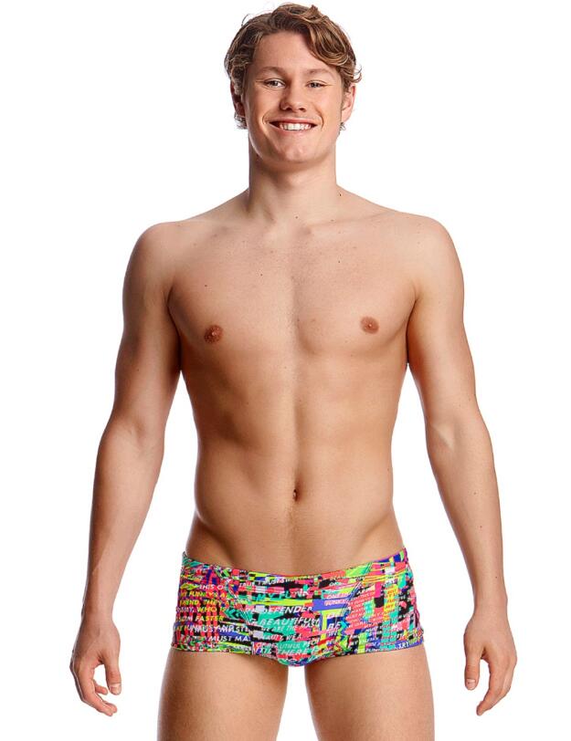 FT30M02002 Funky Trunks Mens Classic Swim Trunks - FT30M02002 Full Metal Funky
