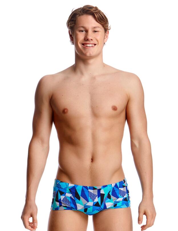 FT30M01992 Funky Trunks Mens Classic Crack Attack Swim Trunks - FT30M01992 Crack Attack