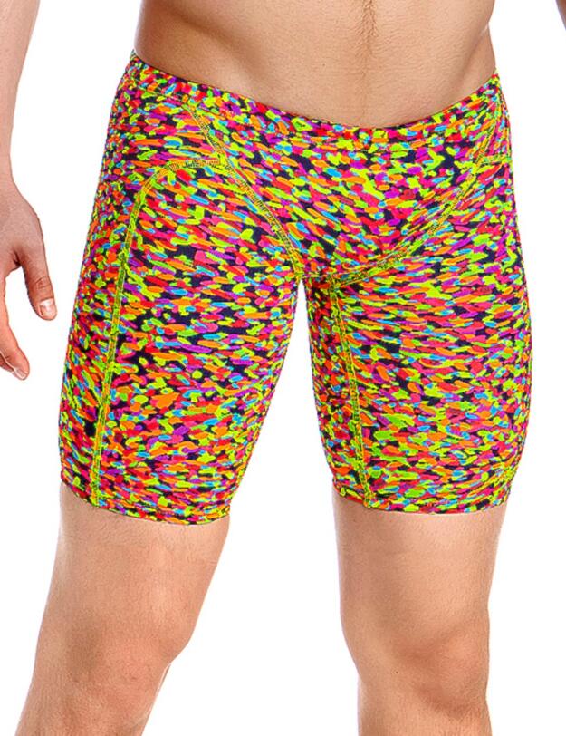 FT37M01977 Funky Trunks Mens Fireworks Training Jammers - FT37M01977 Fireworks
