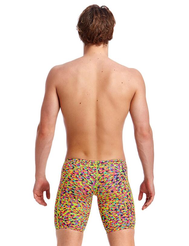 FT37M01977 Funky Trunks Mens Fireworks Training Jammers - FT37M01977 Fireworks