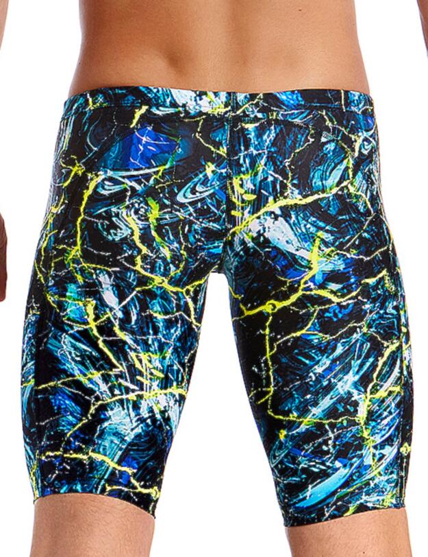 FT37M01986 Funky Trunks Mens Midnight Marble Training Jammers - FT37M01986 Midnight Marble