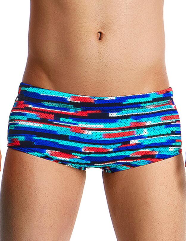 FT32B01971 Funky Trunks Boys Meshed Up Classic Swim Trunks - FT32B01971 Meshed Up