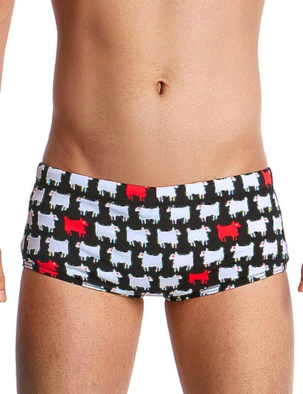 FT32B01973 Funky Trunks Boys Angry Ram Classic Swim Trunks - FT32B01973 Angry Ram