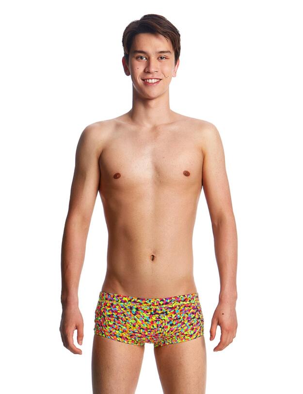 FT32B01977 Funky Trunks Boys Fireworks Classic Swim Trunks - FT32B01977 Fireworks