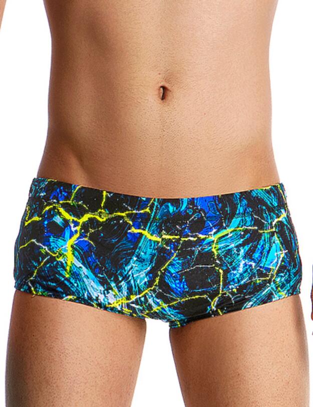 FT32B01986 Funky Trunks Boys Midnight Marble Classic Swim Trunks - FT32B01986 Midnight Marble