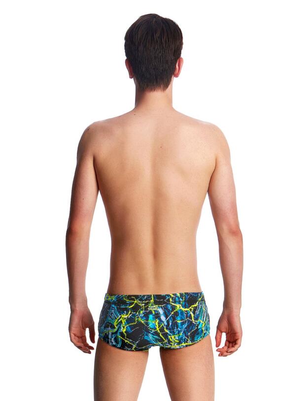 FT32B01986 Funky Trunks Boys Midnight Marble Classic Swim Trunks - FT32B01986 Midnight Marble