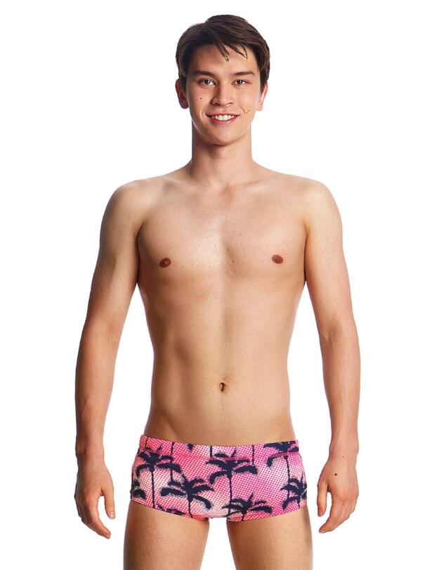 FT32B01989 Funky Trunks Boys Pop Palm Classic Swim Trunks - FT32B01989 Pop Palm