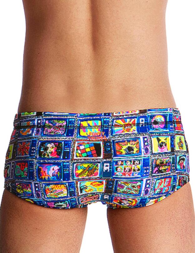 FT32B02008 Funky Trunks Boys Square Eyes Classic Swim Trunks - FT32B02008 Square Eyes