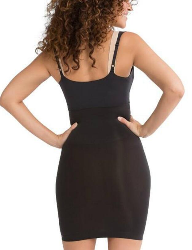 SS0215 Spanx Shape My Day Open Bust Full Slip - SS0215 Black