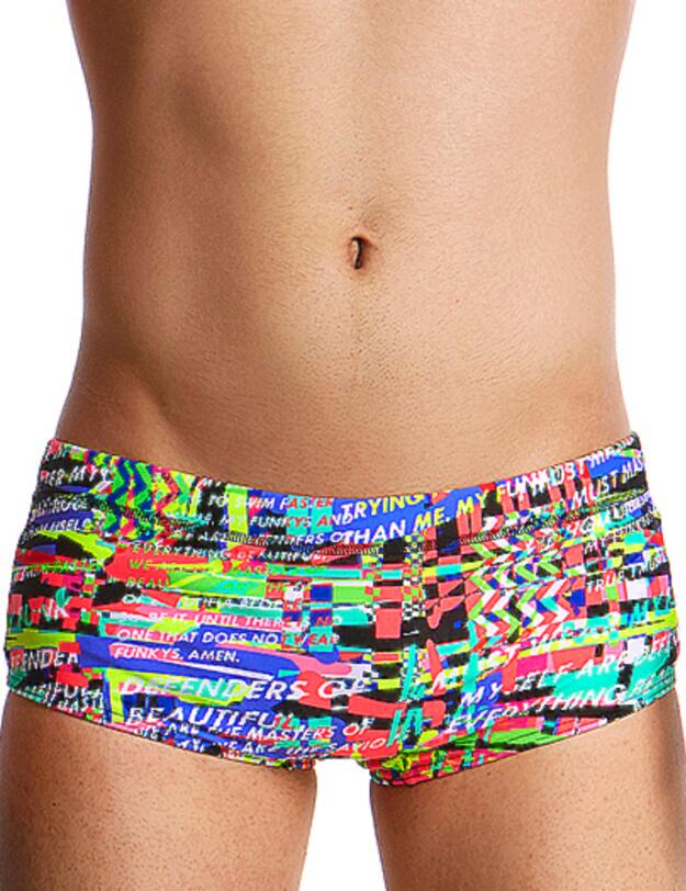 FT32B02002 Funky Trunks Boys Full Metal Funky Classic Swim Trunks - FT32B02002 Full Metal Funky