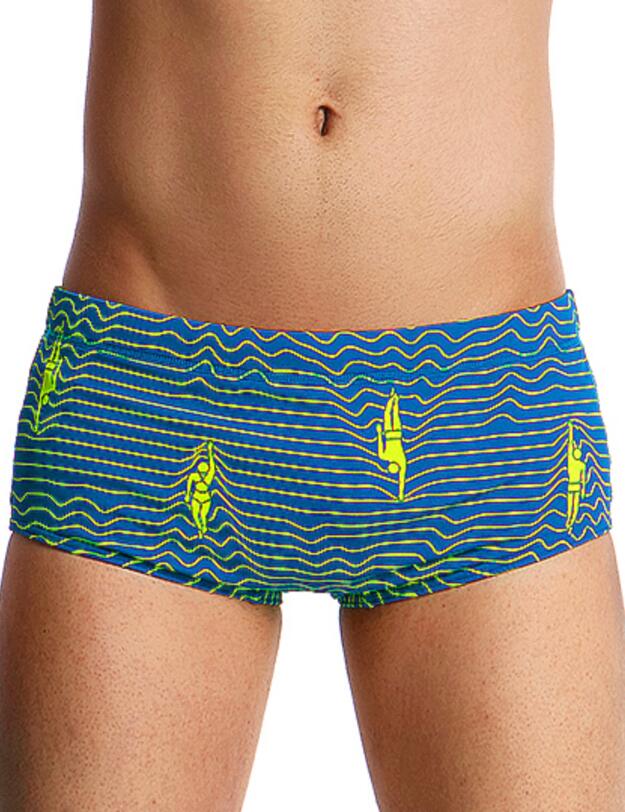 FT32B02001 Funky Trunks Boys Ripple Effect Classic Swim Trunks - FT32B02001 Ripple Effect