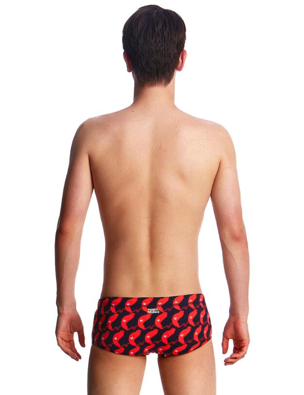 FT32B02007 Funky Trunks Boys The Great Sausage Run Classic Swim Trunks - FT32B02007 The Great Sausage Run