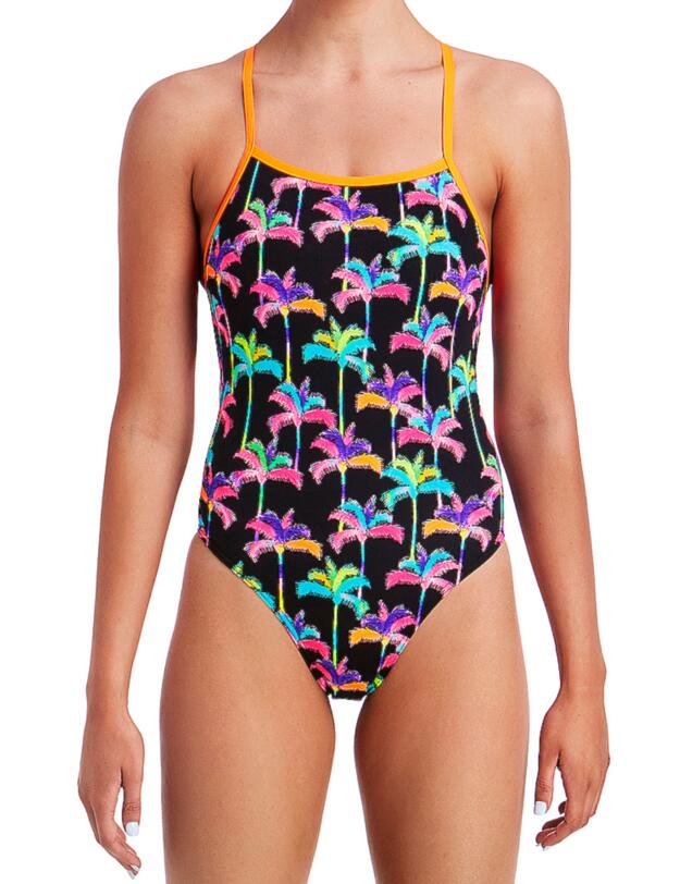 FKS001L01990 Funkita Ladies Palm Drive Tie Me Tight One Piece Swimsuit - FKS001L01990 Palm Drive