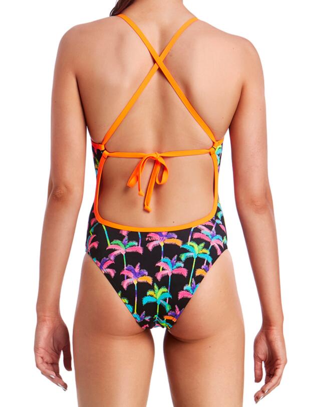 FKS001L01990 Funkita Ladies Palm Drive Tie Me Tight One Piece Swimsuit - FKS001L01990 Palm Drive