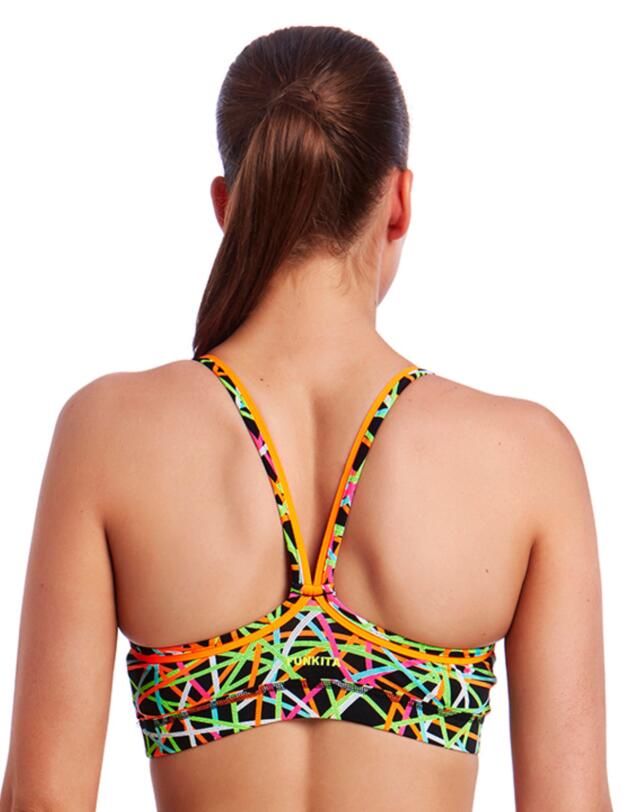 FS02L02005 Funkita Ladies Strapped In Sports Bikini Top - FS02L02005 Strapped In