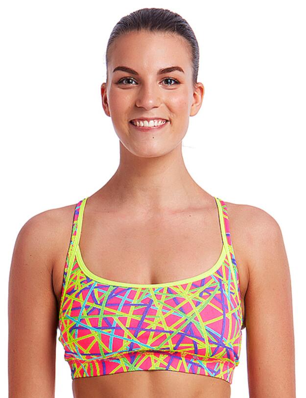 FS02L02006 Funkita Ladies Bound Up Sports Bikini Top - FS02L02006 Bound Up