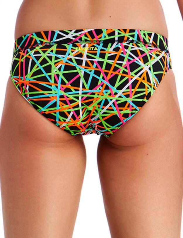 FS03L02005 Funkita Ladies Strapped In Sports Bikini Brief - FS03L02005 Strapped In
