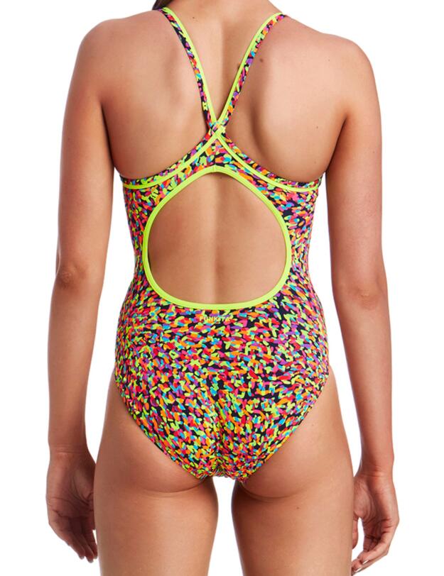 FS11L01977 Funkita Ladies Fireworks Diamond Back One Piece Swimsuit - FS11L01977 Fireworks