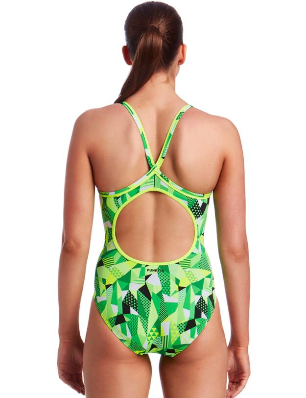 FS11L01993 Funkita Ladies Go Ballistic Diamond Back One Piece Swimsuit - FS11L01993 Go Ballistic