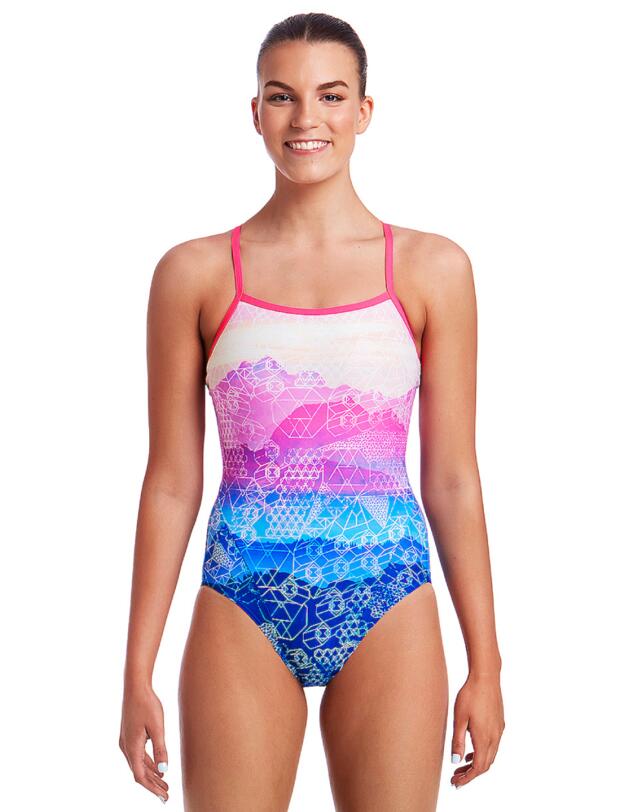 FS15L01974 Funkita Ladies Single Strap One Piece Swimsuit - FS15L01974 Mount Up