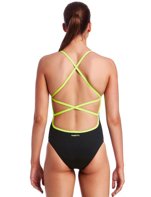 FS38L01983 Funkita Ladies Funkita Tag Strapped In One Piece Swimsuit - FS38L01983 Funkita Tag