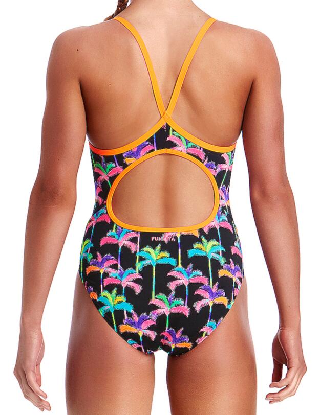 FS11G01990 Funkita Girls Palm Drive Diamond Back One Piece Swimsuit - FS11G01990 Palm Drive