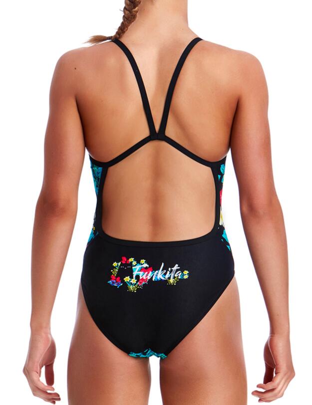 FS16G01964 Funkita Girls Scaredy Cat Single Strap One Piece Swimsuit - FS16G01964 Scaredy Cat