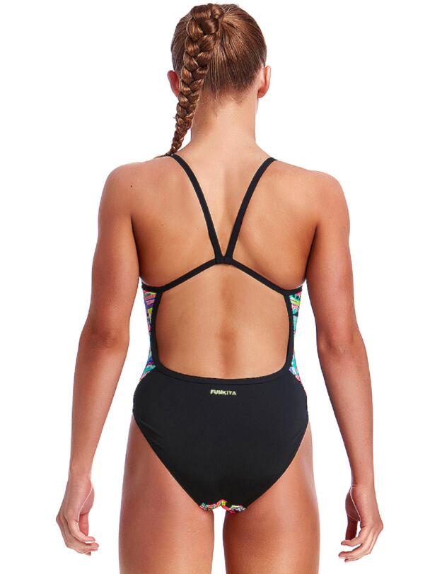 FS16G02002 Funkita Girls Full Metal Funky Single Strap One Piece Swimsuit - FS16G02002 Full Metal Funky