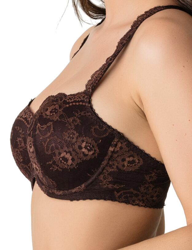 0241422/0241423 Prima Donna Twist Caramba Padded Balcony Bra - 0241422/0241423 Chocolate